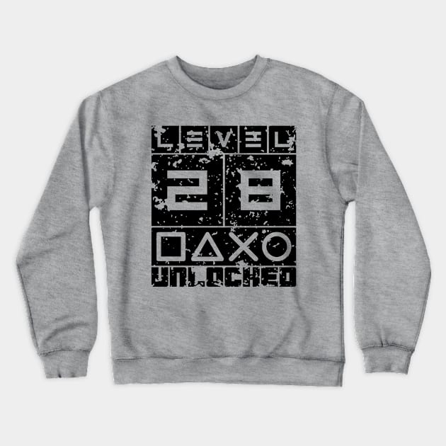 Level 28 unlocked Crewneck Sweatshirt by colorsplash